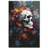 Paint by Numbers Skull Art